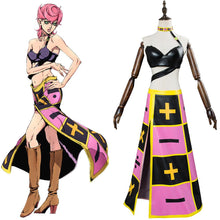Laden Sie das Bild in den Galerie-Viewer, JoJo no Kimyō na Bōken JoJo’s Bizarre Adventure Trish Una Cosplay Kostüm
