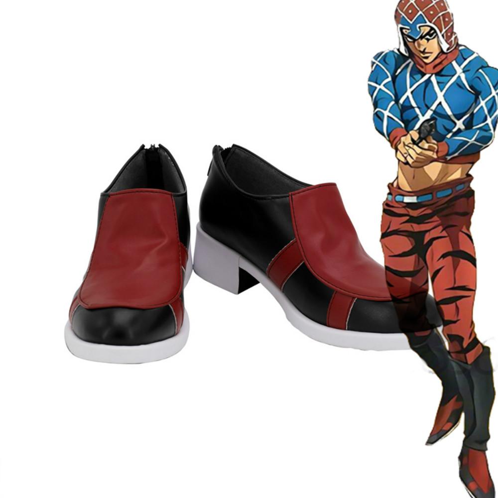 Jotaro Kujo JoJo's Bizarre Adventure: Golden Wind Guido Mista Schuhe Cosplay Schuhe
