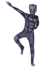Laden Sie das Bild in den Galerie-Viewer, Kinder Kostüm Black Panther Cosplay Kostüm Jumpsuit für Kinder