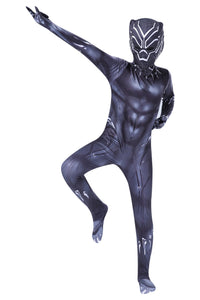 Kinder Kostüm Black Panther Cosplay Kostüm Jumpsuit für Kinder