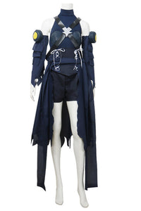 Kingdom Hearts III Aqua Kostüm Cosplay Kostüm Set