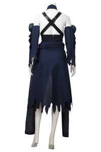 Kingdom Hearts III Aqua Kostüm Cosplay Kostüm Set