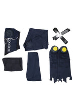 Laden Sie das Bild in den Galerie-Viewer, Kingdom Hearts III Aqua Kostüm Cosplay Kostüm Set