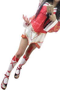 LOL League of legends The Nine-Tailed Neunschwänziger Fuchs Fox Fuchs Ahri Cosplay Kostüm