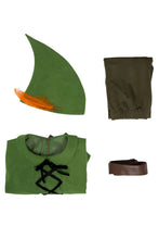 Laden Sie das Bild in den Galerie-Viewer, Nimmerland Peter Pan Neverland Cosplay Kostüm Set