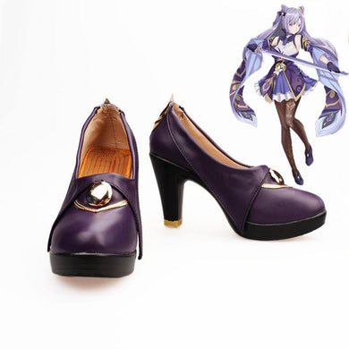 Keqing Genshin Impact Keqing Schuhe Cosplay Schuhe - cosplaycartde