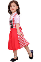 Laden Sie das Bild in den Galerie-Viewer, Oktoberfest Dirndl Damen Trachtenkleid Cosplay Kostüm für Kinder