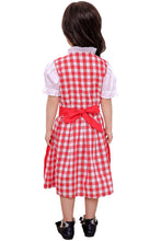 Laden Sie das Bild in den Galerie-Viewer, Oktoberfest Dirndl Damen Trachtenkleid Cosplay Kostüm für Kinder