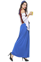 Laden Sie das Bild in den Galerie-Viewer, Oktoberfest Dirndl Damen Trachtenkleid mit Schürze Cosplay Kostüm 2 Version