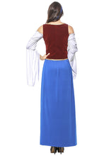 Laden Sie das Bild in den Galerie-Viewer, Oktoberfest Dirndl Damen Trachtenkleid mit Schürze Cosplay Kostüm 2 Version