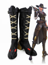 Laden Sie das Bild in den Galerie-Viewer, Overwatch Ashe Helden Cosplay Schuhe Stiefel