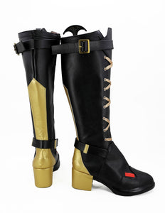 Overwatch Ashe Helden Cosplay Schuhe Stiefel