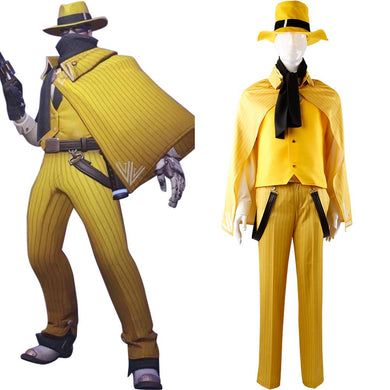 Overwatch Helden Jesse·Mccree Vigilante skin Uniform Cosplay Kostüm