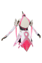 Laden Sie das Bild in den Galerie-Viewer, Overwatch Mercy Angela Ziegler Cosplay Kostüm Rosa Kleid