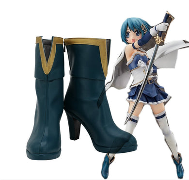 Puella Magi Madoka Magica Sayaka Miki Stiefel Cosplay Schuhe Stiefel