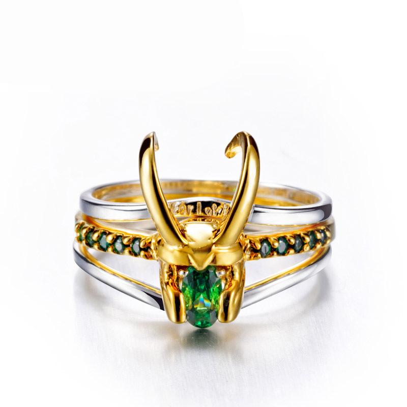 Ring für Loki 2021 Loki Ring 3tlg Ringe 925 Silber