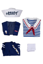 Laden Sie das Bild in den Galerie-Viewer, Robin Stranger Things 3 Scoops Ahoy Uniform Cosplay Kostüm für Kinder