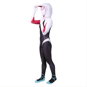 Spider-Man: Into the Spider-Verse Spider-Gwen Kinderkostüm für Mädchen Jumpsuit Cosplay