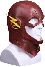 Laden Sie das Bild in den Galerie-Viewer, The Flash Mask Latex Maske Helm Cosplay Maske Requisite