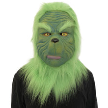Laden Sie das Bild in den Galerie-Viewer, The Grinch Der Grinch Maske Kopfbedeckung 55~66CM Cosplay
