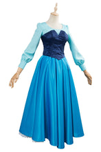 Laden Sie das Bild in den Galerie-Viewer, The Little Mermaid Arielle die Meerjungfrau Kleid Cosplay Kostüm Blau Kleid