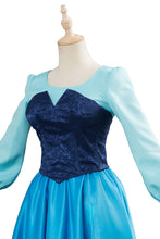 Laden Sie das Bild in den Galerie-Viewer, The Little Mermaid Arielle die Meerjungfrau Kleid Cosplay Kostüm Blau Kleid