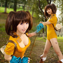 Laden Sie das Bild in den Galerie-Viewer, The Seven Deadly Sins Serpent&#39;s Sin of Envy Diane Jumpsuit Cosplay Kostüm