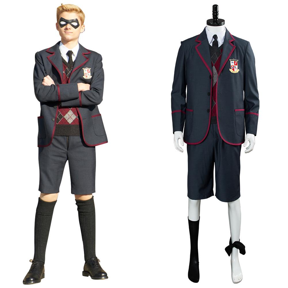 The Umbrella Academy Teenagern Schuluniform Cosplay Kostüm für Kinder