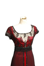 Laden Sie das Bild in den Galerie-Viewer, Titanic Rose Kleid Victorian Cosplay Kostüm Rot