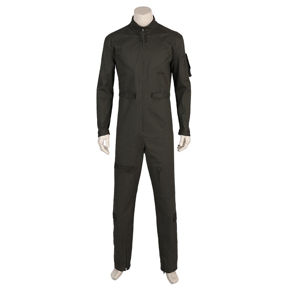 Top Gun 2 Tom Cruise Lt. Pete Maverick Mitchell Pilot Arbeitsanzug Overall Cosplay Kostüm Jumpsuit