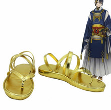 Laden Sie das Bild in den Galerie-Viewer, Touken Ranbu Mikazuki Munechika Cosplay Schuhe Gold