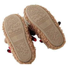 Laden Sie das Bild in den Galerie-Viewer, Weihnachten Winter Hausschuhe Memory Foam Plüsch Warm Gefüttert Pantoffel Fleece-Futter Slipper Kuschelig Indoor