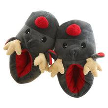 Laden Sie das Bild in den Galerie-Viewer, Weihnachten Winter Hausschuhe Memory Foam Plüsch Warm Gefüttert Pantoffel Fleece-Futter Slipper Kuschelig Indoor Deer Hirsch