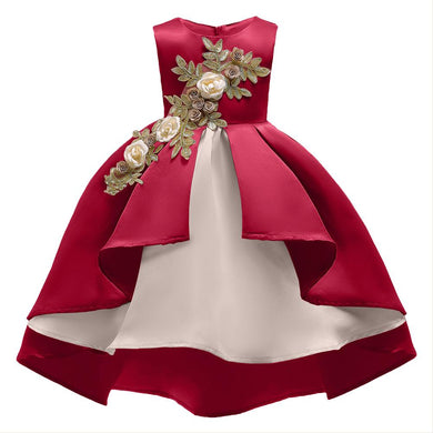 Weihnachtskleid Party Kleid für Mädchen Tanzparty Mädchen Kleid Festzug Prinzessin Hochzeit Kleidung