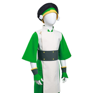 Kinder Avatar Toph Beifong Kostüm The Last Airbender Der Herr der Elemente Cosplay Kostüm