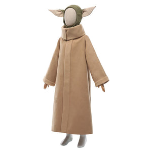 Baby Yoda Grogu Kostüm The Mandalorian Staffel 2 Cosplay Kostüm Outfit Halloween Karneval Kostüm