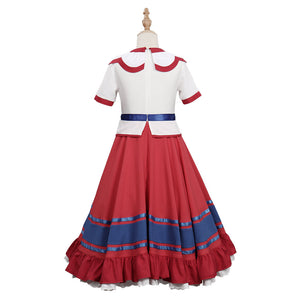 Kinder Encanto Filimo Cosplay Kostüm Outfits Halloween Karneval Kleid