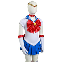 Laden Sie das Bild in den Galerie-Viewer, Sailor Moon Kinder Tsukino Usagi/Sailor Jupiter/Sailor Mars Kostüm Mädchen Halloween Karneval Kostüm - cosplaycartde