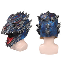 Laden Sie das Bild in den Galerie-Viewer, House of the Dragon Dragon Mask Cosplay Latex Maske Helmet Halloween Party Requisiten