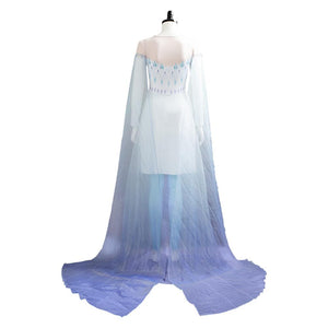 Ahtohallan Königin Elsa Kostüm Elsa Frozen 2 Die Eiskönigin 2 Schneeflocke Cosplay Kleid