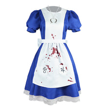 Laden Sie das Bild in den Galerie-Viewer, Alice: Madness Returns Alice Kleid Cosplay Kostüm Set