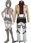 Shingeki no Kyojin Attack on Titan Mikasa Ackerman Cosplay Kostüm