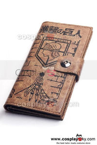 Attack on Titan Shingeki no Kyojin Pleather Purse Wallet