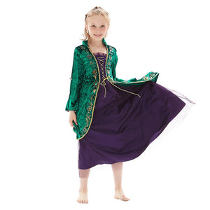 Kinder Winifred Sanderson Hocus Pocus Cosplay Kostüme Halloween Karneval Kleid