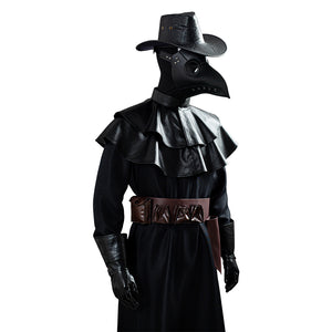 Steampunk Plague Doctor Gotik  Kostüm Pest Doktor Pestartz Mantel Cosplay Halloween Kostüm Version B