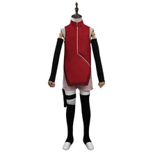 Laden Sie das Bild in den Galerie-Viewer, Kinder NARUTO Boruto Sarada Uchiha Kostüm Cosplay Halloween Karneval Outfits