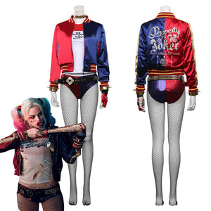 Suicide Squad Harley Quinn Cosplay Kostüm Outfits