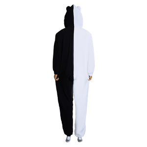 Danganronpa Dangan Ronpa Monokuma und Monomi Cosplay Kostüm Jumpsuit Pajamas Schlafanzug Halloween Karneval