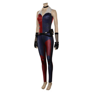 Mortal Kombat Harley Quinn Bodysuit Cosplay Kostüm Halloween Karneval Outfits