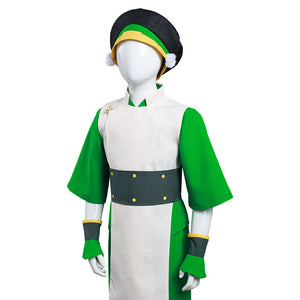 Kinder Avatar Toph Beifong Kostüm The Last Airbender Der Herr der Elemente Cosplay Kostüm